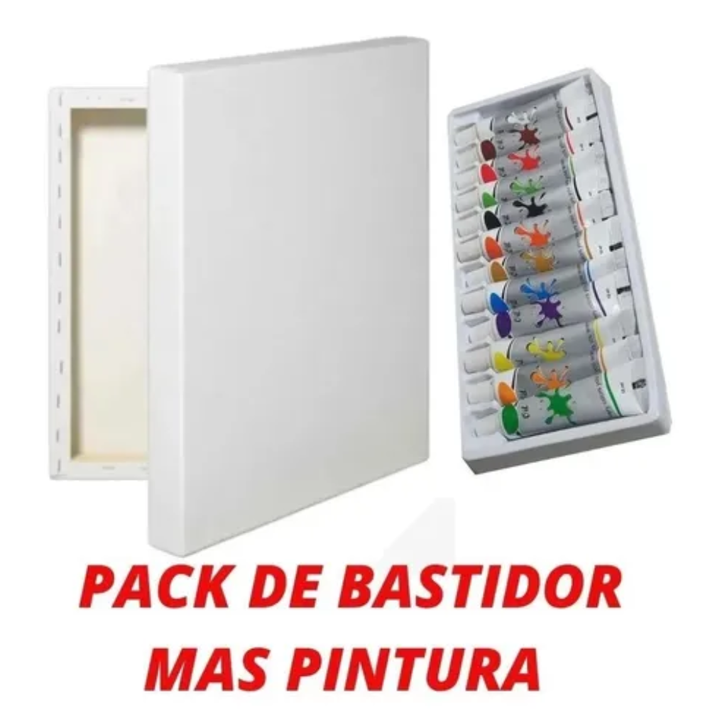 Set Bastidor + 12 pinturas